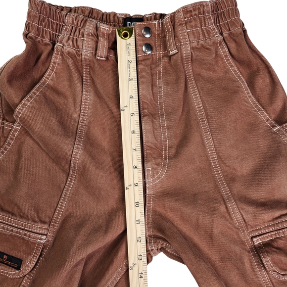 BDG Urban Outfitters Brown Cargo Pants Size 28 High Rise - Picture 4 of 9